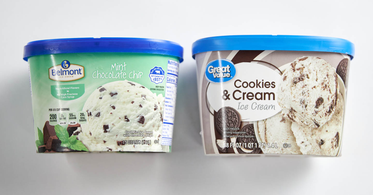 Aldi vs Walmart Ice Cream